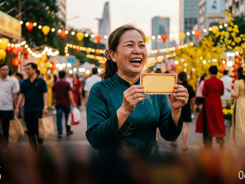Câu chuyện người chơi may mắn giành giải độc đắc xổ số đầu năm 2026